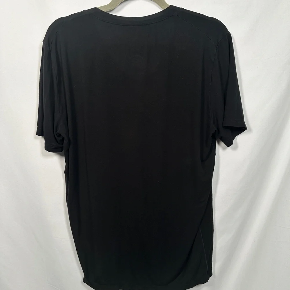 Tommy John men’s essential v neck modal stretch tee relaxed fit L black - Picture 6 of 7